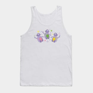 Monster friends listening to music Tank Top